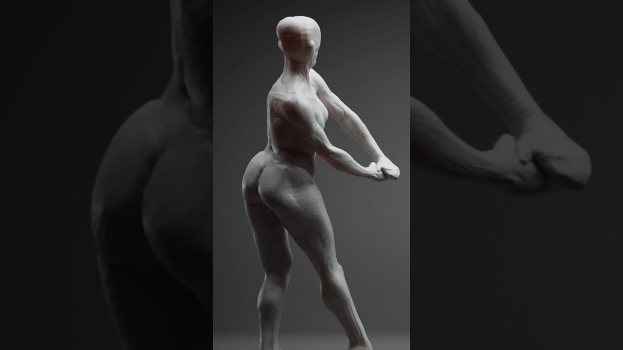Sculpting female form in Zbrush
