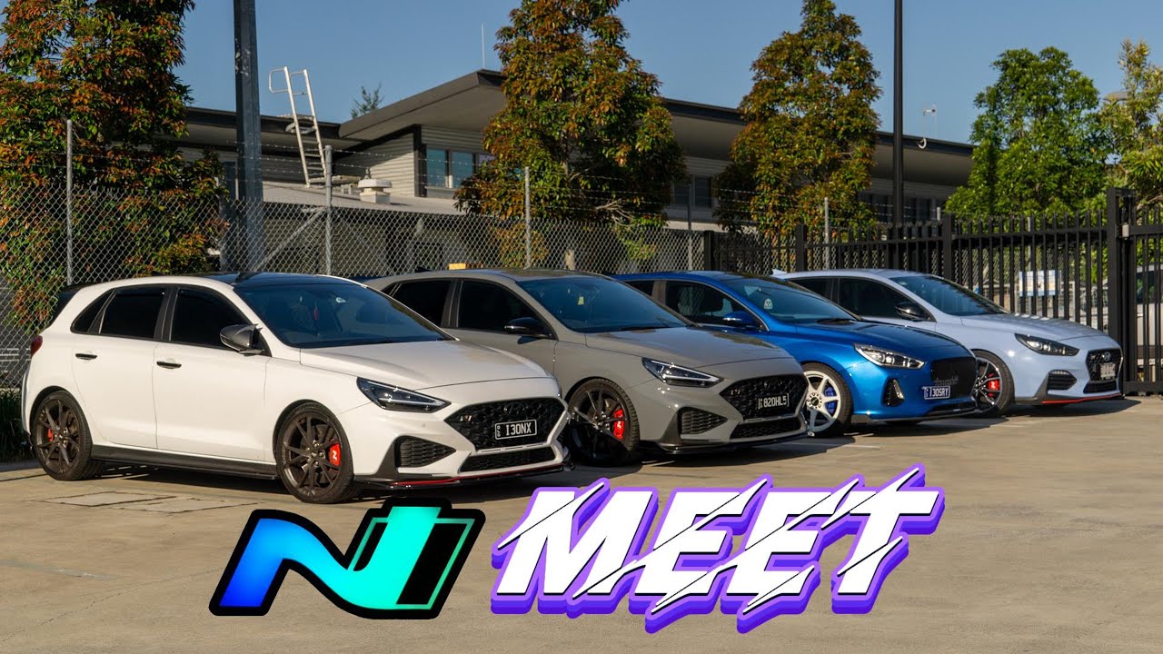 Hyundai N Performance Car Meet! 50+ i30N, i20N, Elantra N & More | Revving & Exhaust Sound | 4K