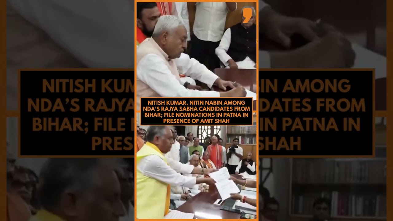 Nitish Kumar Files Rajya Sabha Nomination After Stepping Down as Bihar CM