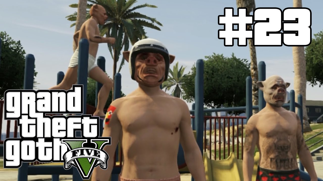 CAEZA E CHANCHO 2 GTAV #23 en Español - GOTH