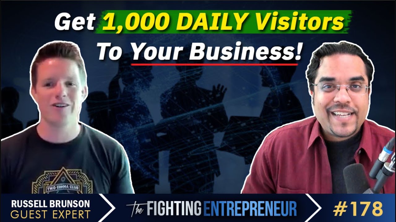 How To Get 1,000 Visitors A Day For A New Business- Feat... Russell Brunson