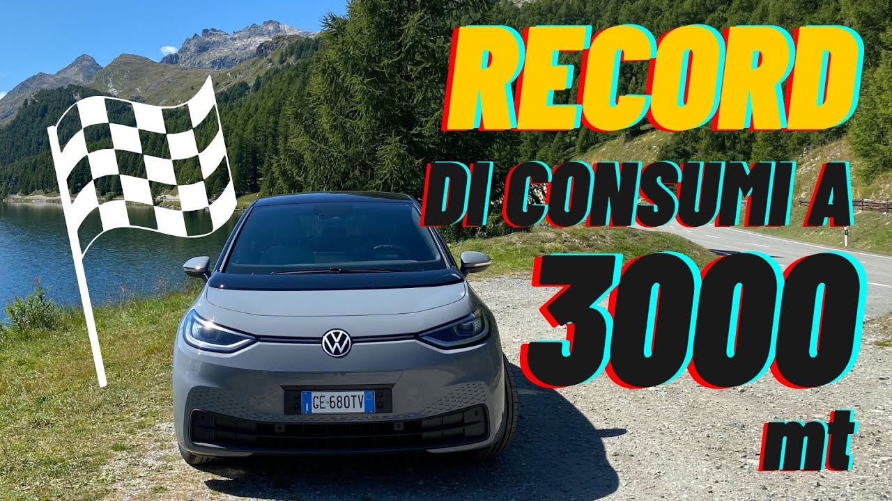 500 km in montagna con VW ID3 | consumi da RECORD
