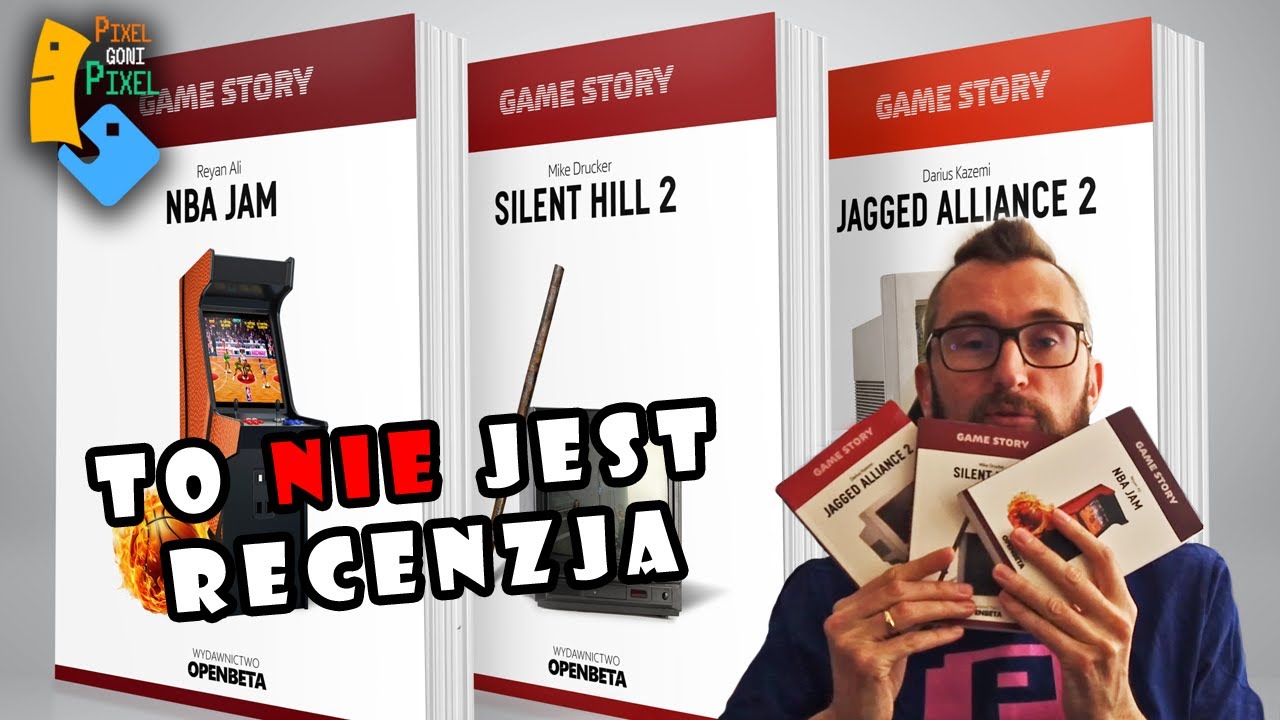 3 książki z serii Game Story - To NIE jest recenzja (odc. 6)