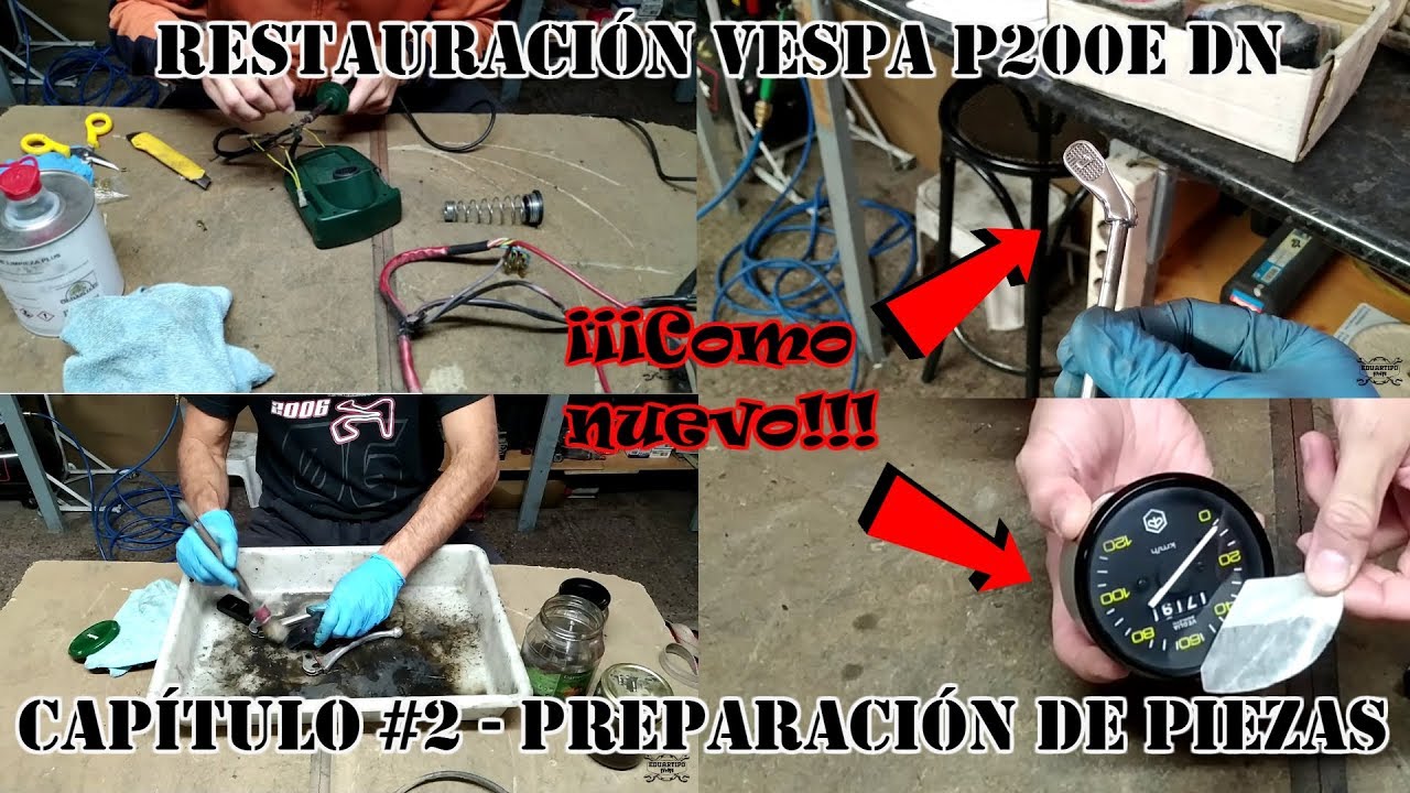 Restauración Vespa P200E DN | Capítulo #2