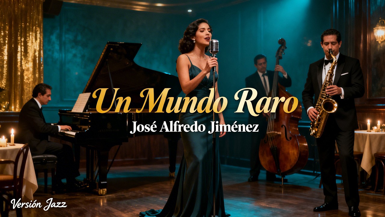 Un Mundo Raro – José Alfredo Jiménez | Cover Bolero Jazz | Jazz Latino y Música Romántica