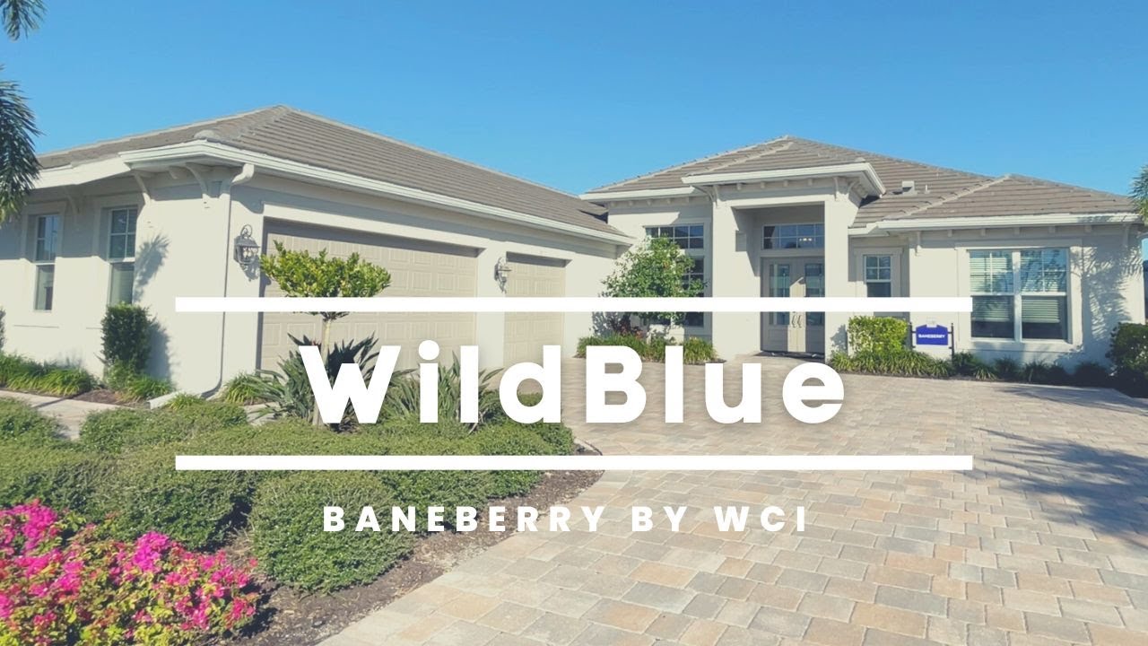 WildBlue | Baneberry Floor Plan by WCI | Estero Florida New Construction Homes