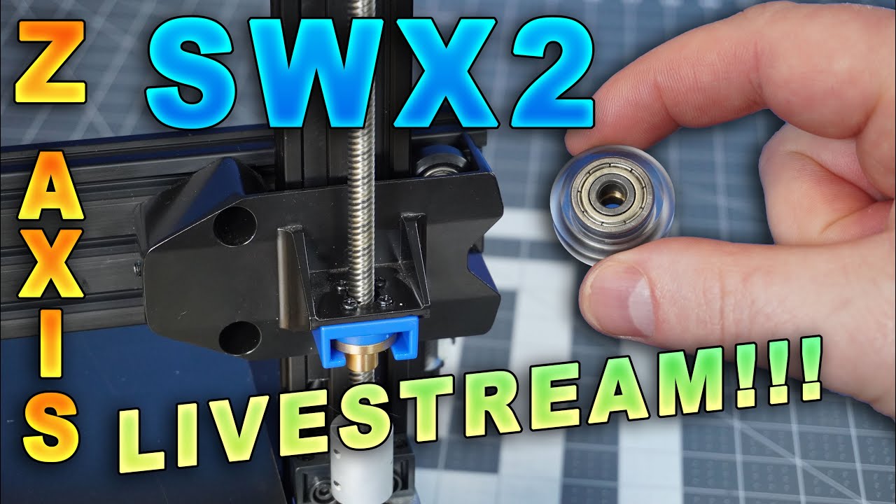 SWX2 Livestream, Z-Axis V-Roller Replacement and Adjustment.
