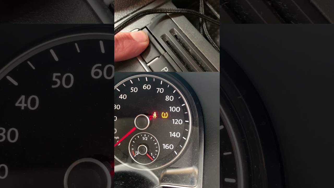 Reset your VW Touran tire pressure light.