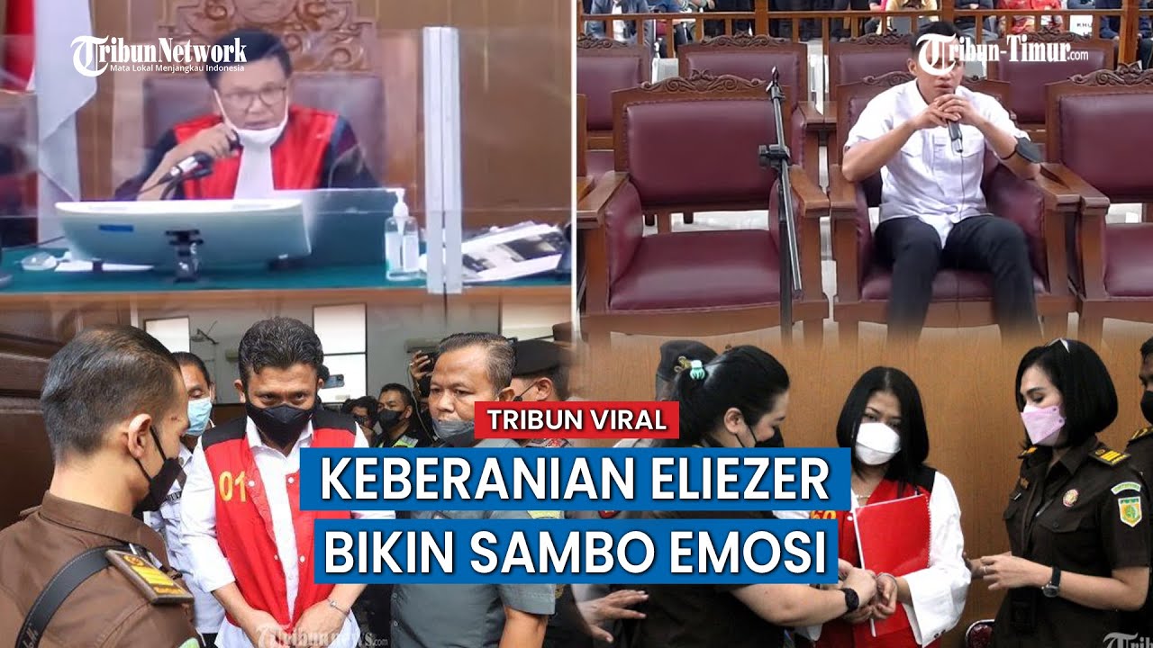 Sidang Eliezer Sambo Dipenuhi Emosi, Pengunjung Sidang Justru Tepuk Tangan
