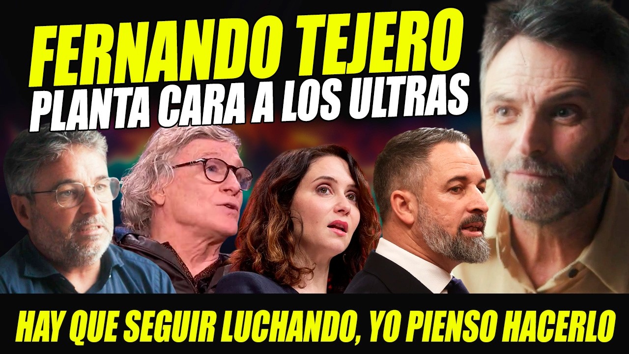 FERNANDO TEJERO EN ESTADO PURO CON JORDI &Eacute;VOLE, LE PLANTA CARA A LOS ULTRAS: HAY QUE SEGUIR LUCHANDO