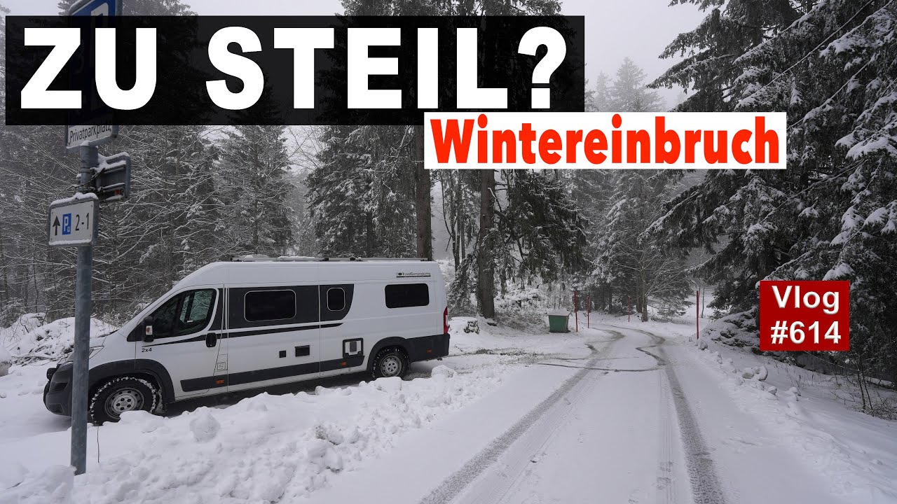 #614 Mit Frontantrieb & ATs auf Schnee bergauf | Freistehen im Winter | Neuschnee Tour | Voralpsee