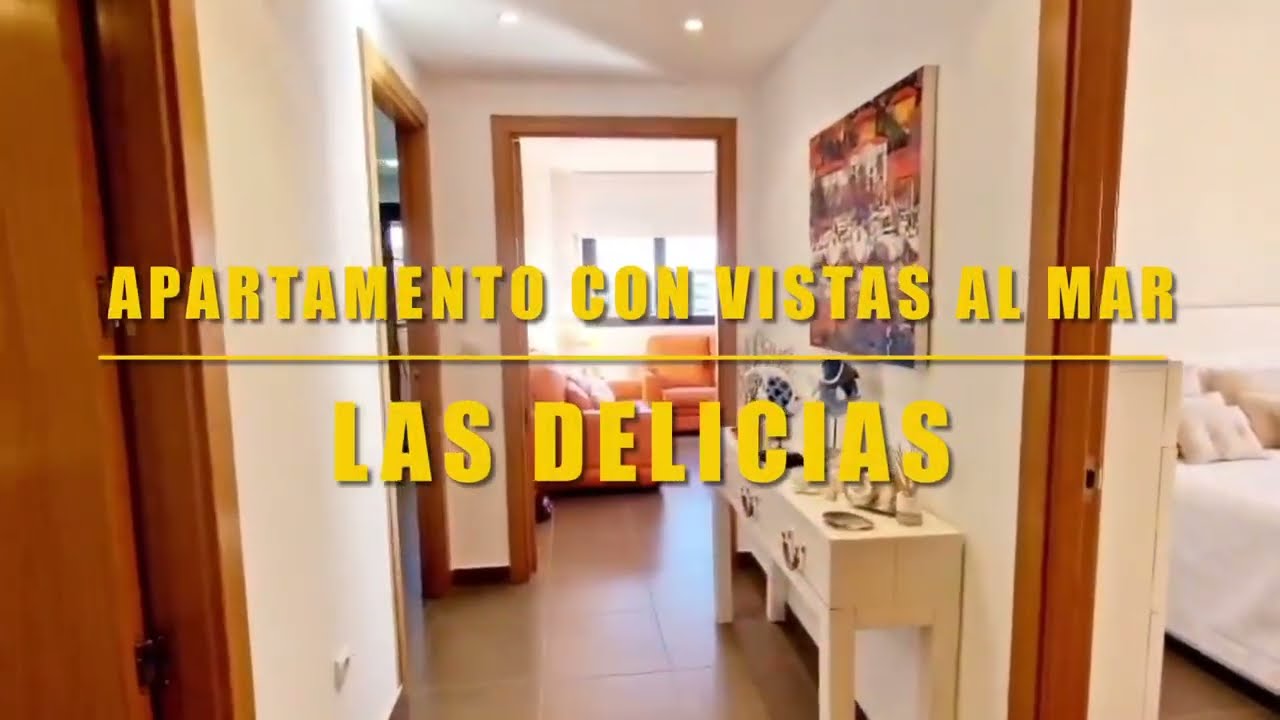 Apartamento  con vistas al mar en  2ª  linea de Las Delicias