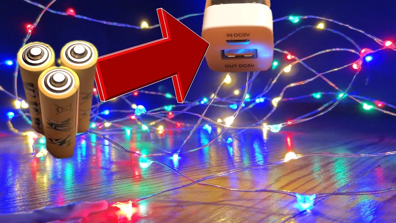 Переделка 🔋 аккумуляторных фонарей 🎄 в USB! ⚡