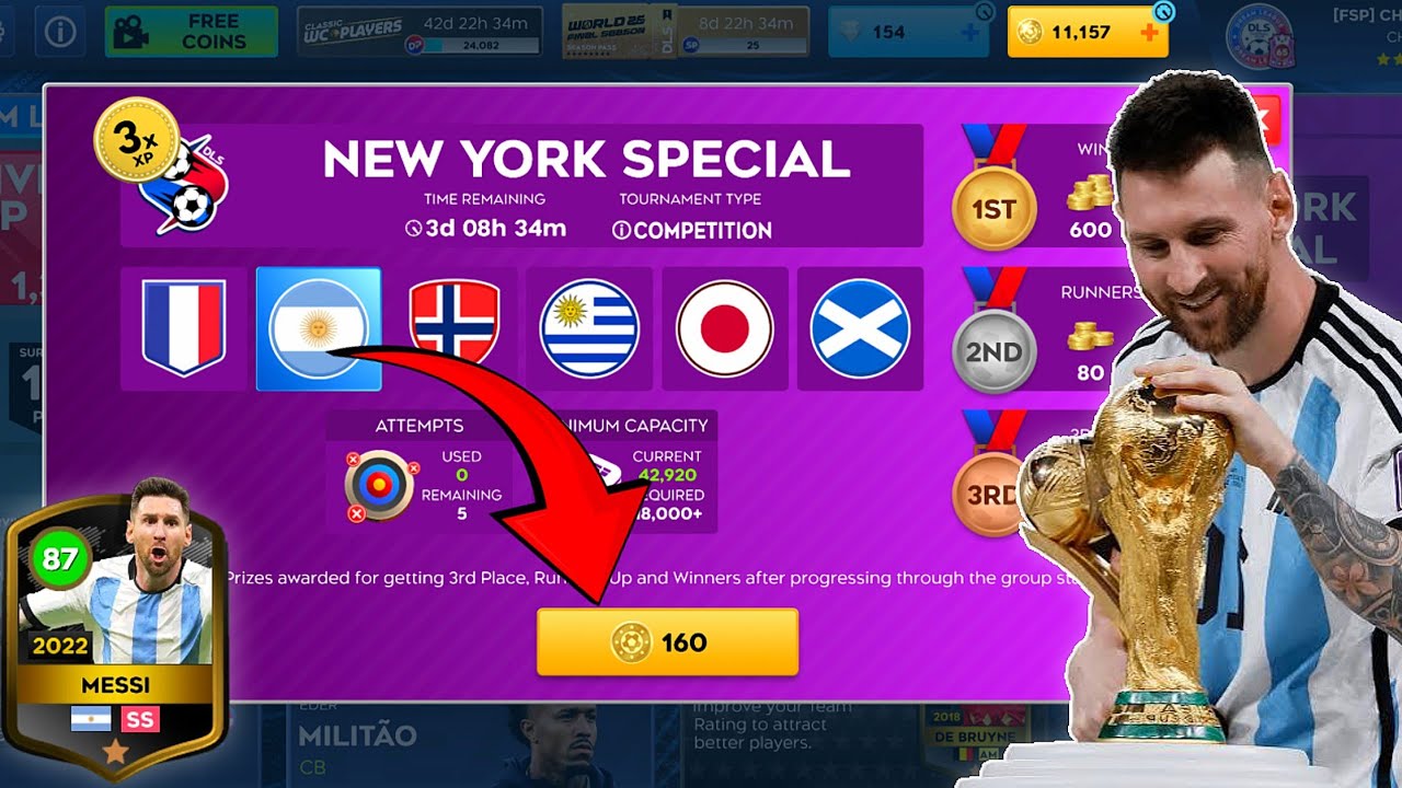 DLS 26 Real Team Event With ARGENTINA - NEW YORK SPECIAL TOURNAMENT