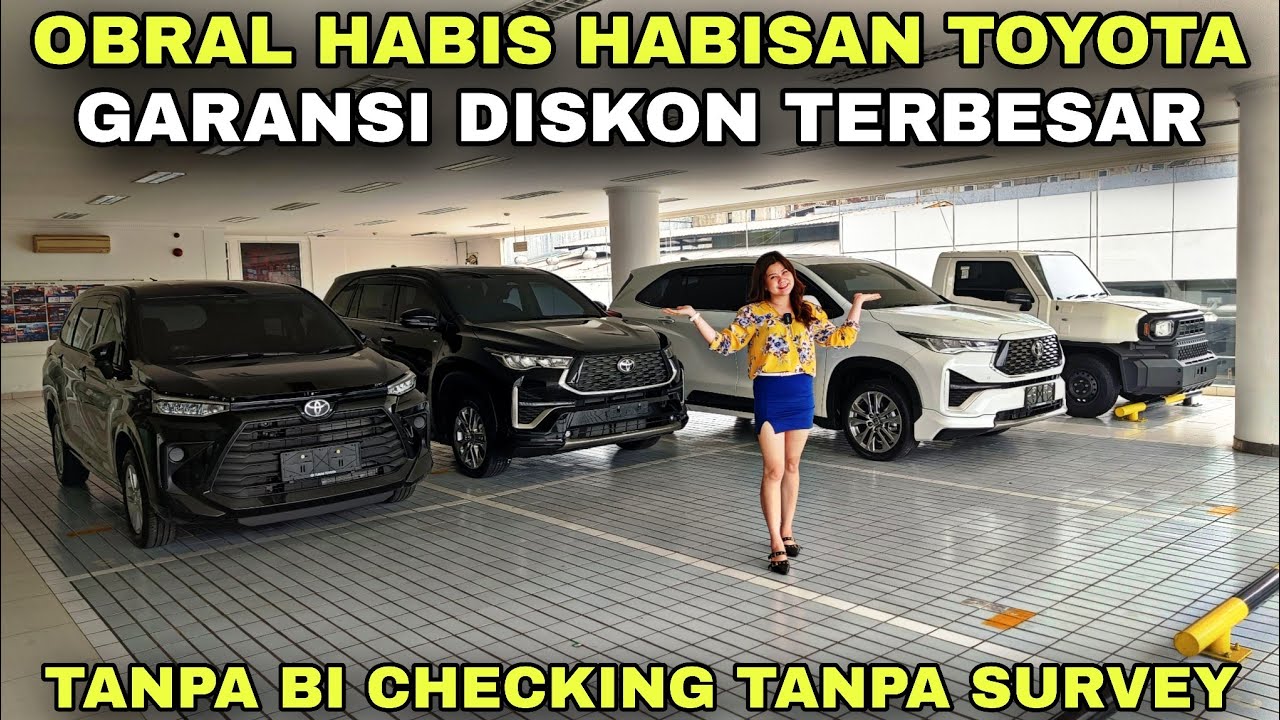 MURAH NGAWUR !! TOYOTA KASIH DISKON GEDE, KREDIT TANPA SURVEY