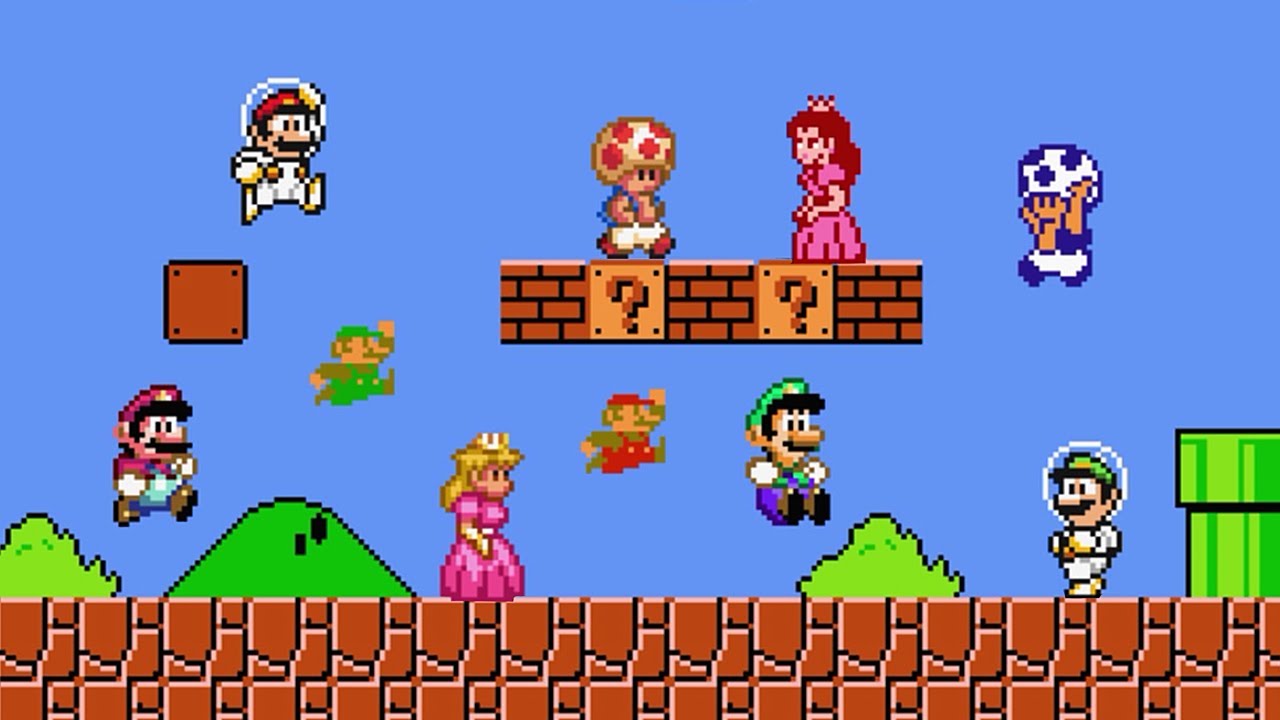 Super Mario Bros. Crossover - All Mario Characters & Skins