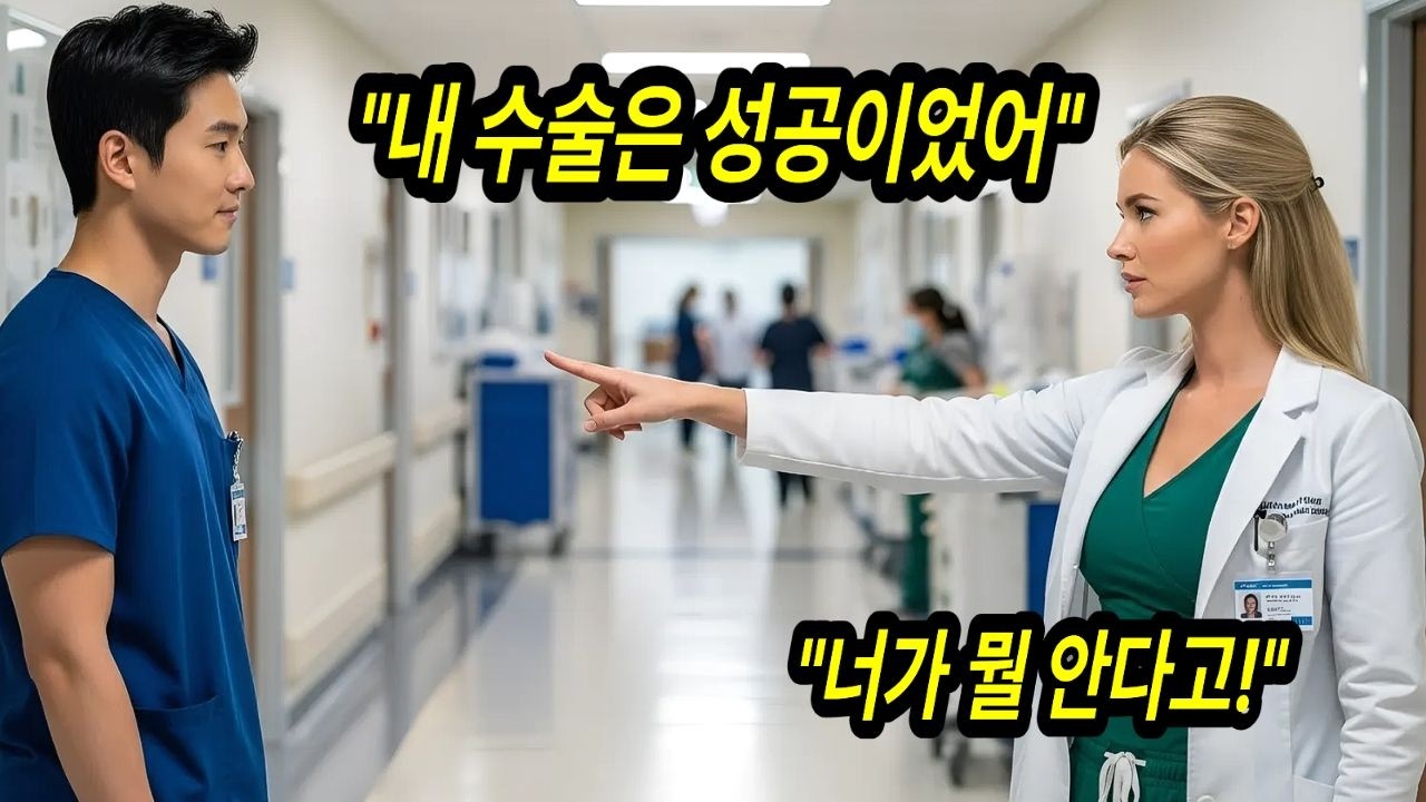 '너가 뭘 안다고! 내 수술은 성공이었어 ' 한국인 의사의 소견을 무시하던 호주 여의사의 최후. 살리면 내가 결혼해줄게.