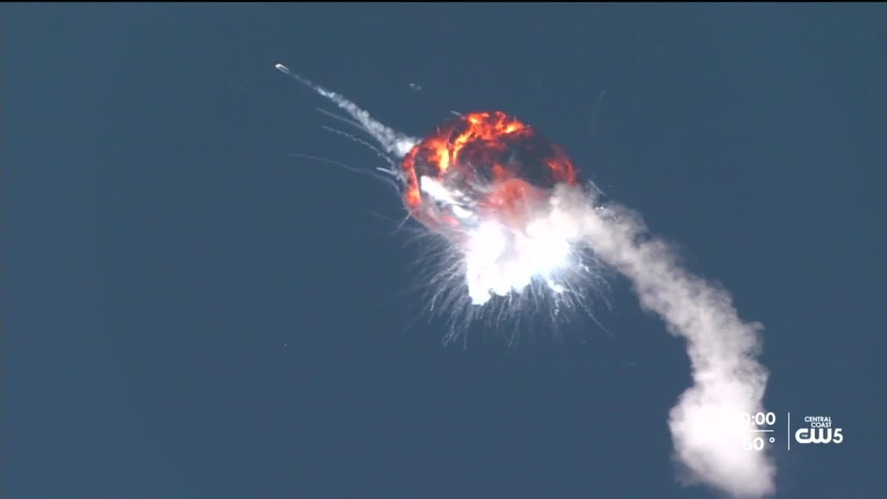 Firefly rocket explodes after launch from Vandenberg Space Force Base