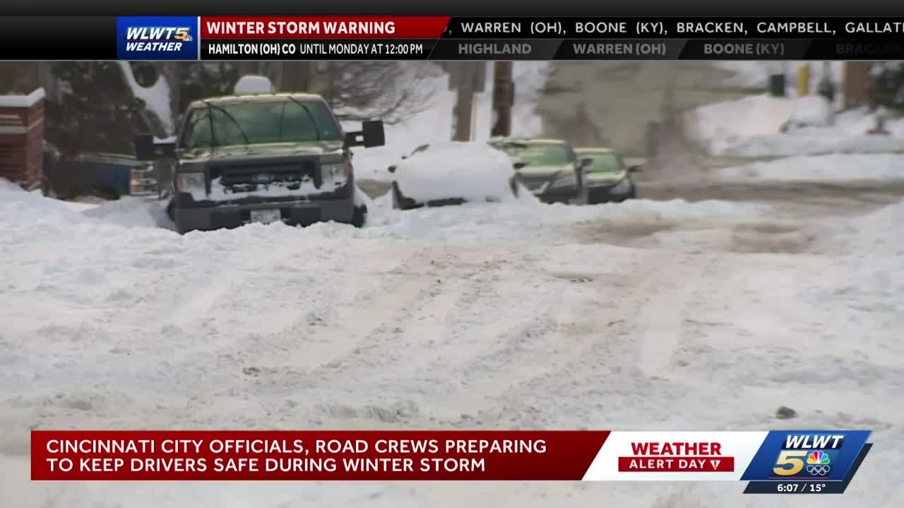 Cincinnati officials provide information on plans ahead of impactful winter storm