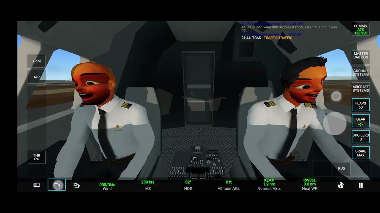 Rfs simulator Mcdonnell Douglas md-11 American airlines flight 96 - Landing Animation