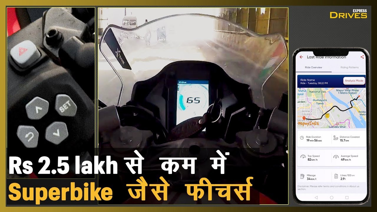 2020 TVS Apache RR310 smart instrument cluster, features explained!