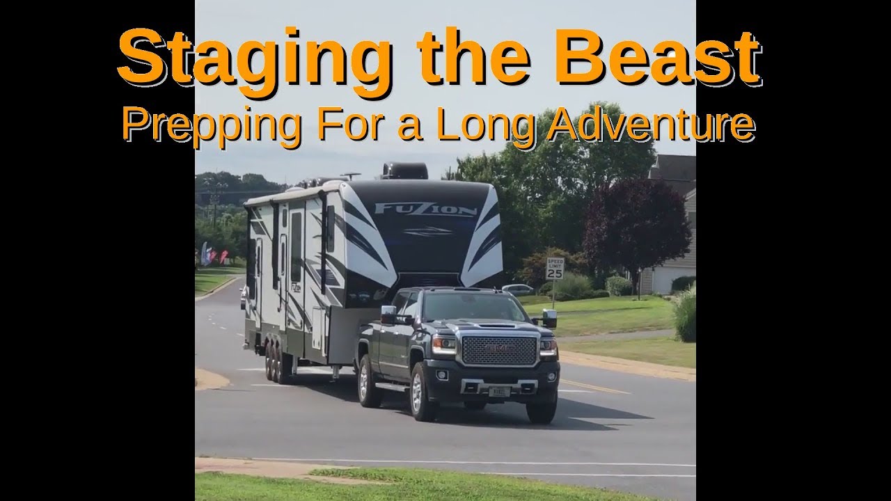 Staging - And Backing the Trailer