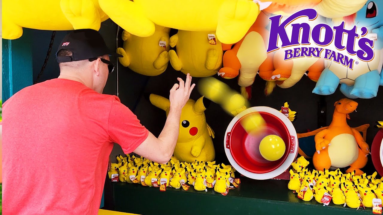 Guess Which Carnival Game we WON at Knott's Berry Farm!