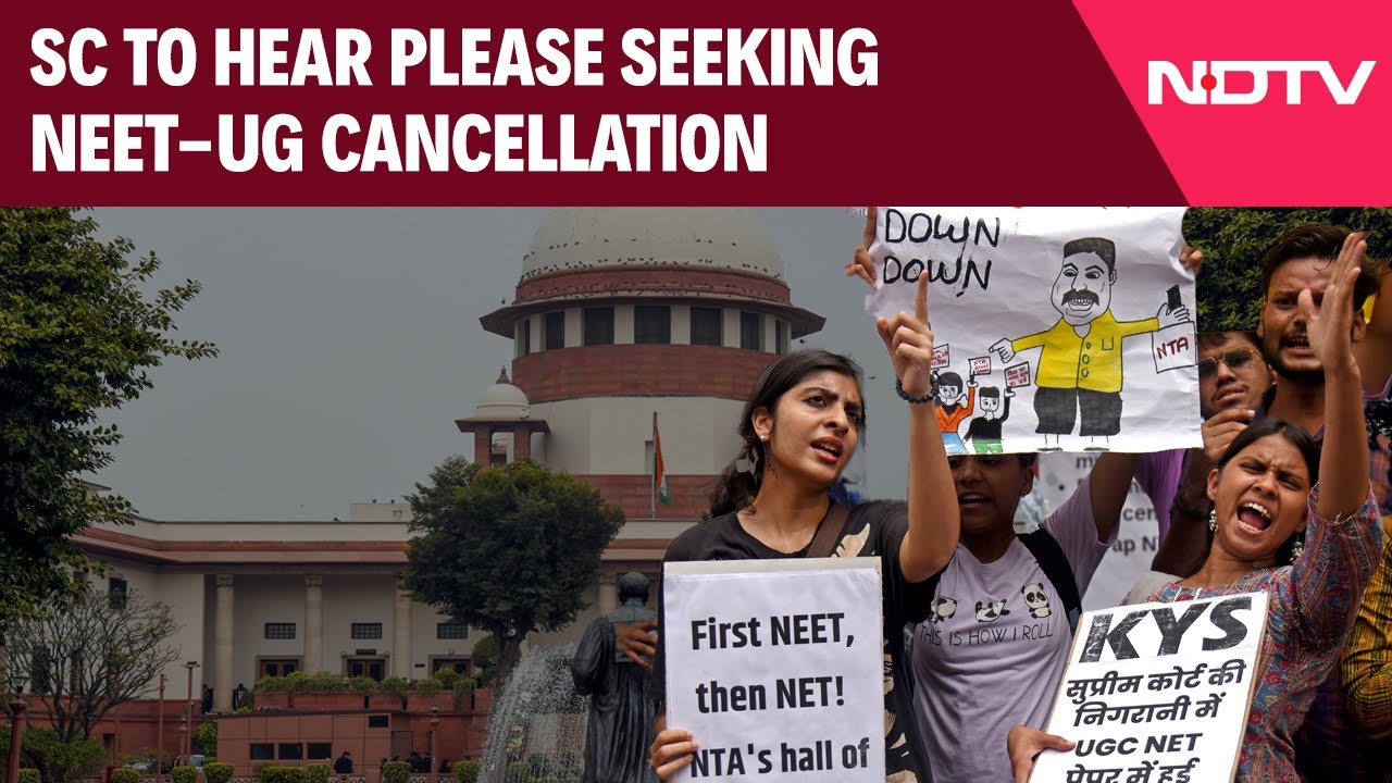 NEET SC Hearing Today | Supreme Court To Hear Pleas Seeking NEET-UG Cancellation Today