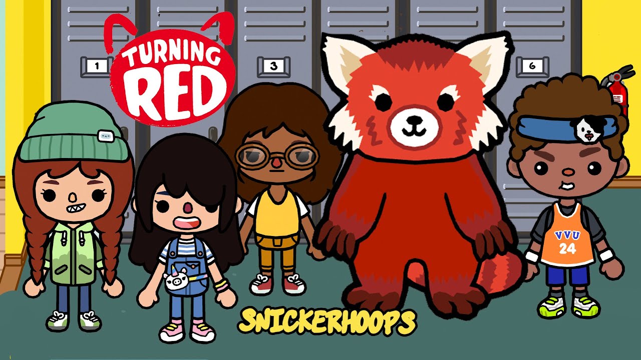 Turning Red Mei’s First Day of High School | Toca Life World Games to Play | Sparklies Gaming