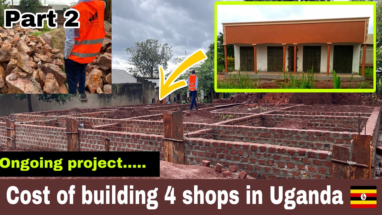 Material cost used to build 4 shops in Uganda our ongoing project🇺🇬