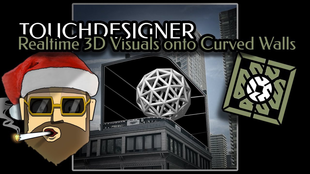 Touchdesigner Tutorial - 3D Content onto Curved Walls
