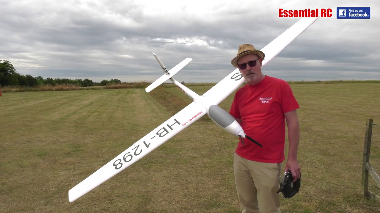 FMS ASW-17 POWERED AEROBATIC GLIDER | HIGH-G RACE DRONE CHASE:  ESSENTIAL RC FLIGHT TEST