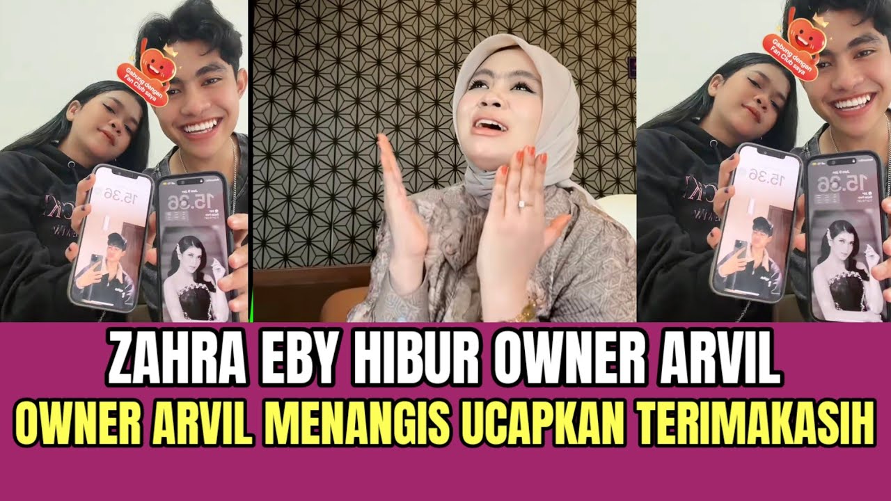 Zahra dan Eby Hibur Owner Arvil, Owner Arvil Menangis Ucapkan Terimakasih!