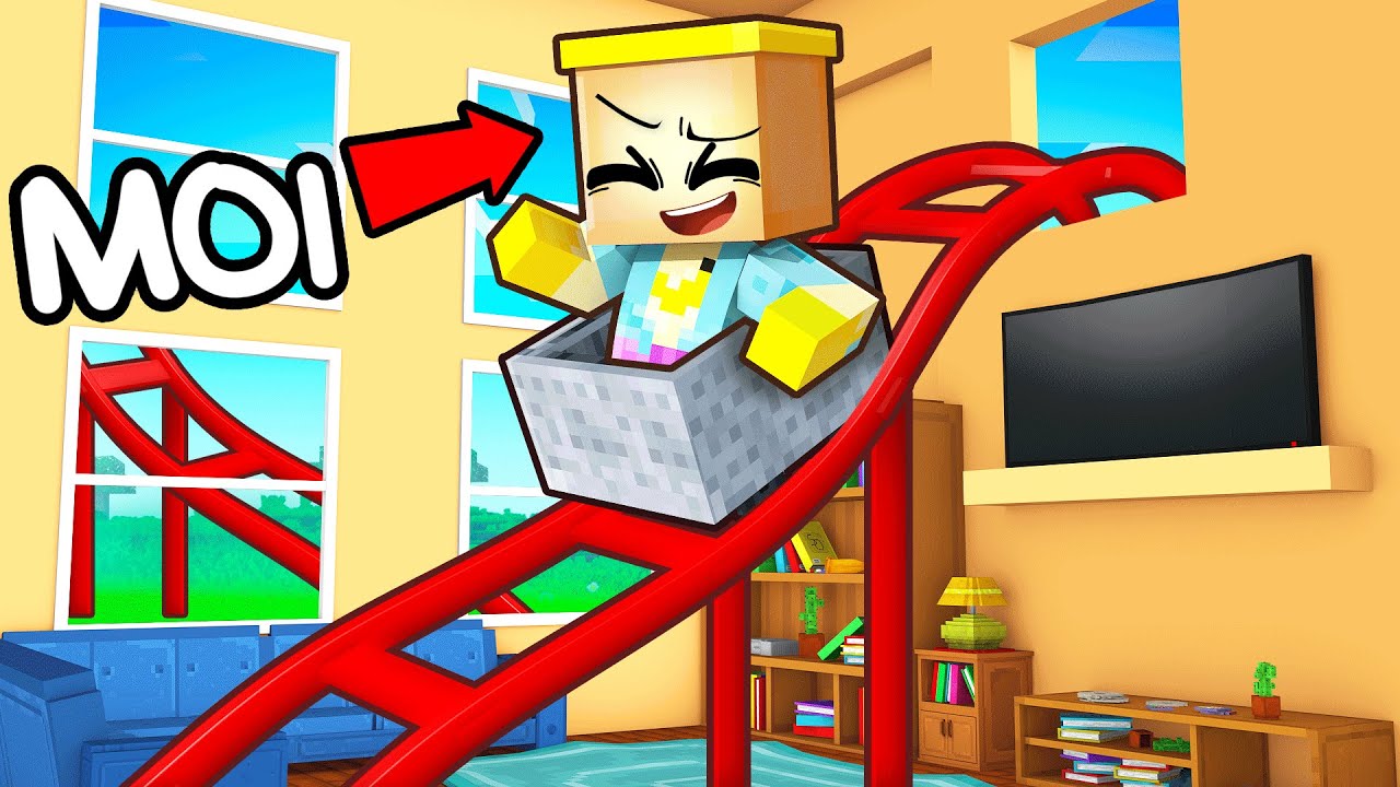 J'ai CONSTRUIT un PARC D'ATTRACTION dans ma MAISON !