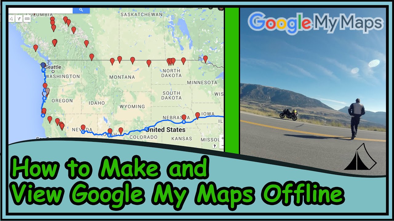 How to create a Google My Map and view Offline with Google Earth