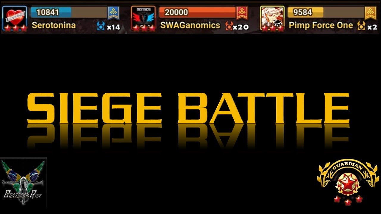 High G3 siege Global server - Serotonina vs SWAGanomics vs Pinp Force One