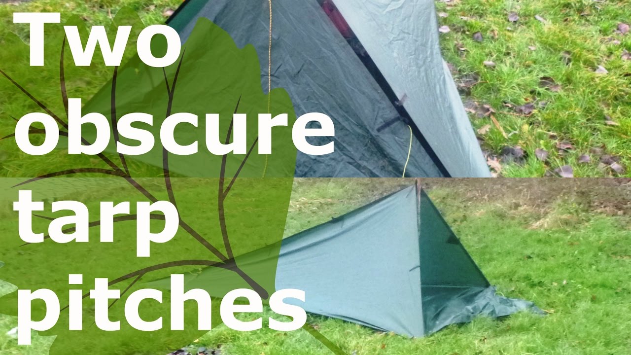 These tarp pitches are official, but downright odd. Floored arrowhead/floored tetra wedge