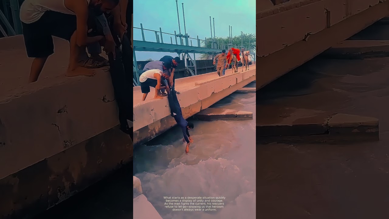Real-Life Heroes - These Men Risk It All to Save a Life #shorts #viral #heroes