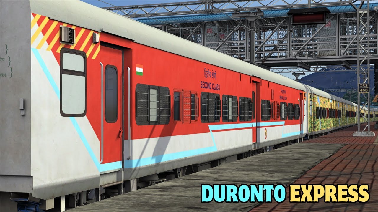 Duronto Express Train Journey In Indian || Back to Back Overtakes In Train Simulator Classic 2024