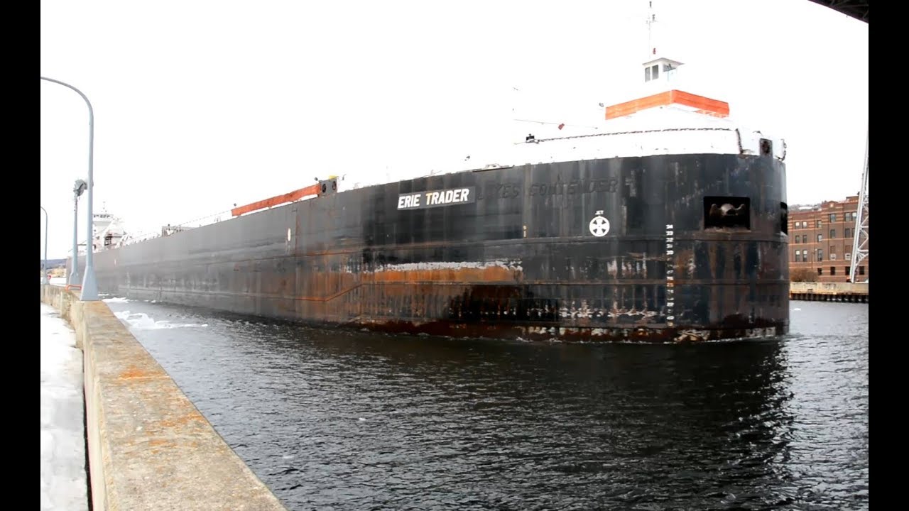 ERIE TRADER CLYDE S VAN ENKEVORT First Boat Out