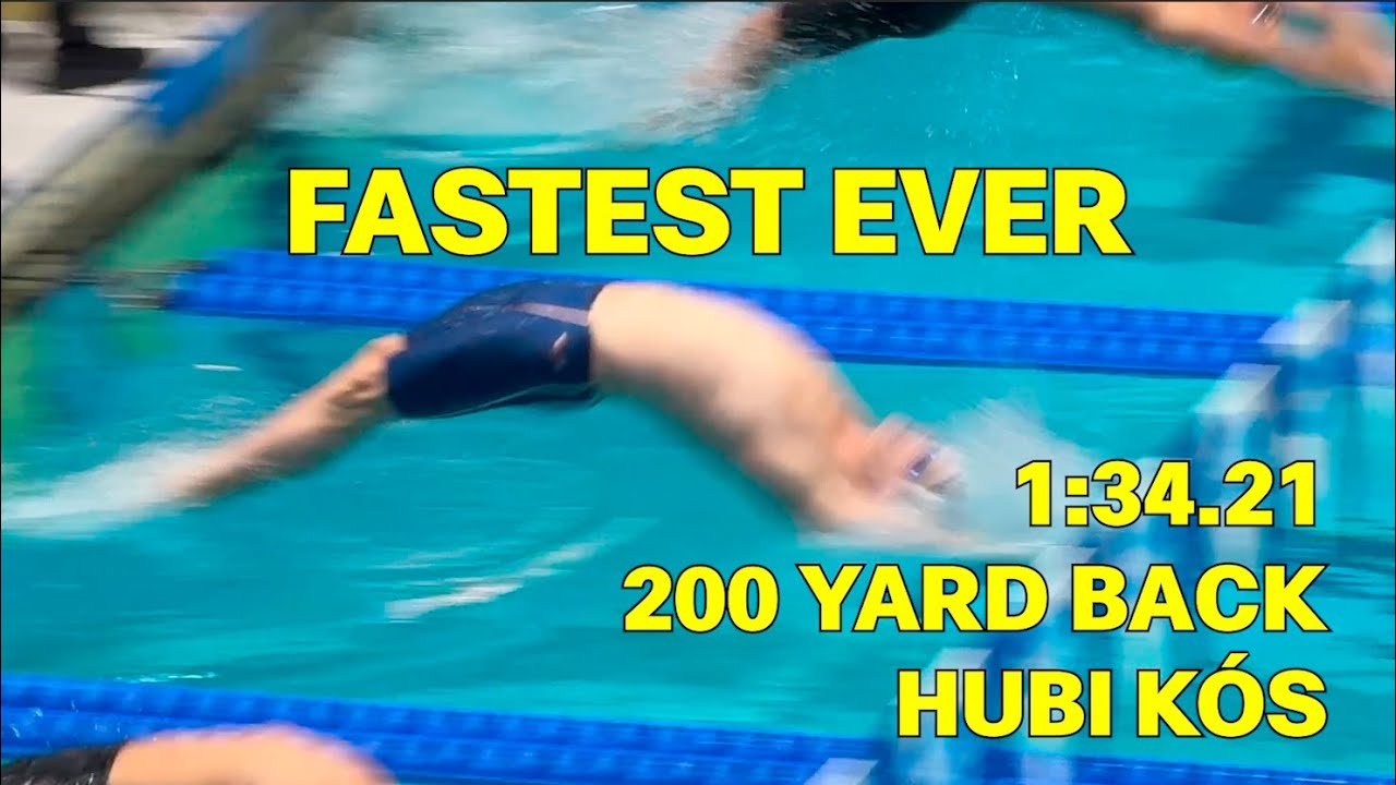 Hubi Kos 1:34.21 200 Back Record in 4k | 2025 NCAA Championships