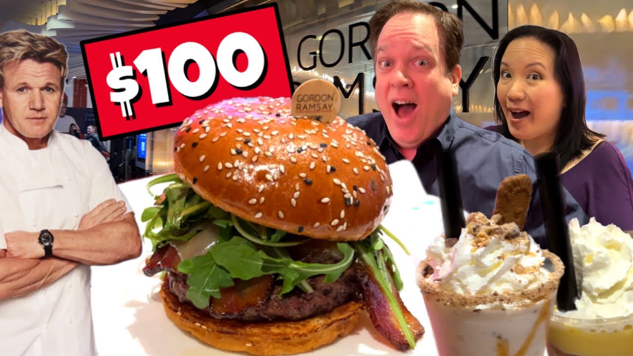 Gordon Ramsay Burger Las Vegas $100 Challenge