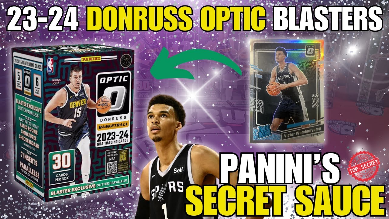 HOT BOX ALERT!🚨 New Product: 2023-24 Panini Donruss Optic Basketball Blaster Box Review