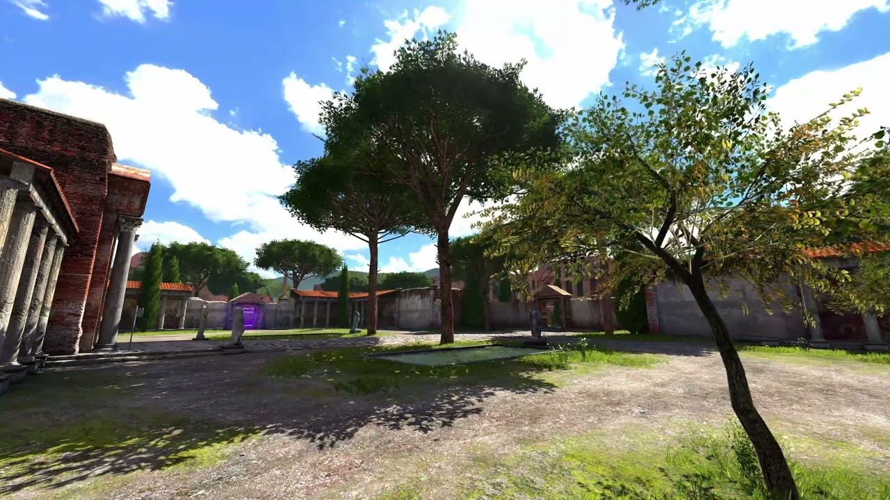 The Talos Principle Ambience - Rome - Courtyard - Wind sounds - Background music