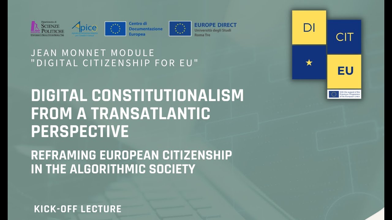 Kick-off Lecture: Digital Constitutionalism from a transatlantic perspective