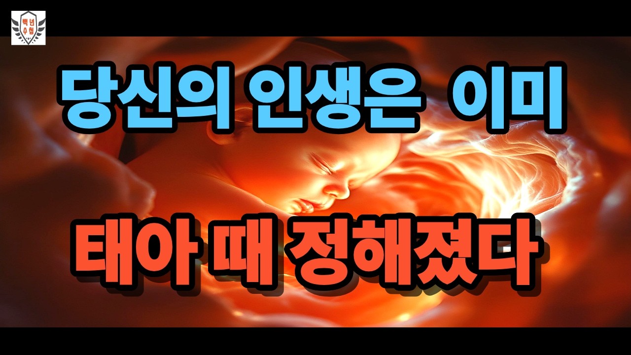 @당신의 인생은 이미 태아 때 정해졌다/#좋은글 #인생조언 #인생