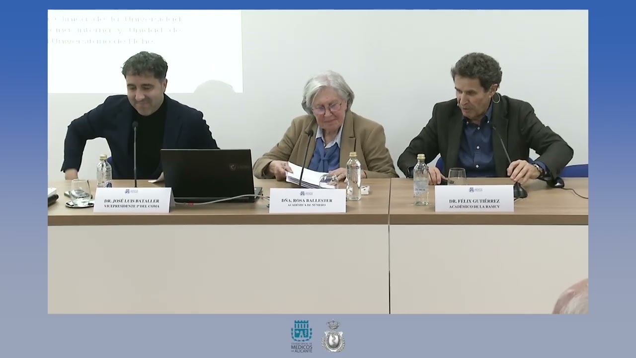 VI Ciclo de conferencias RAMCV-COMA, Dr. Félix Gutiérrez Rodero