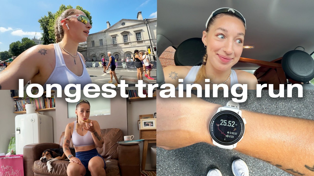 MY LONGEST EVER RUN 🥵 (vlog) Sydney Marathon Training
