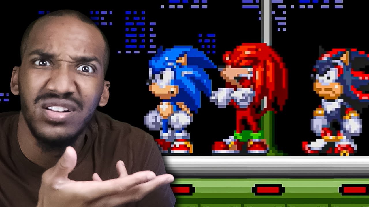 Анимация спрайтов Sonic 1... но с кучей мемов