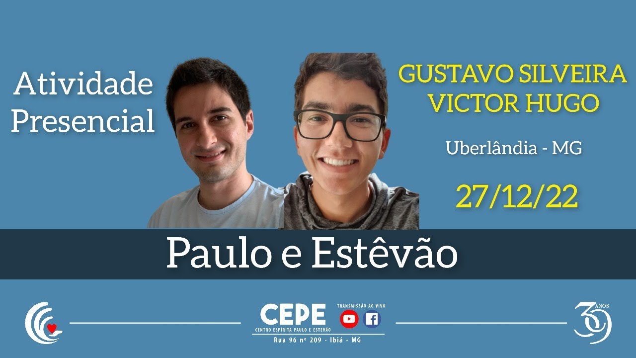 PAULO E ESTÊVÃO | GUSTAVO SILVEIRA E VICTOR HUGO (MENINO)